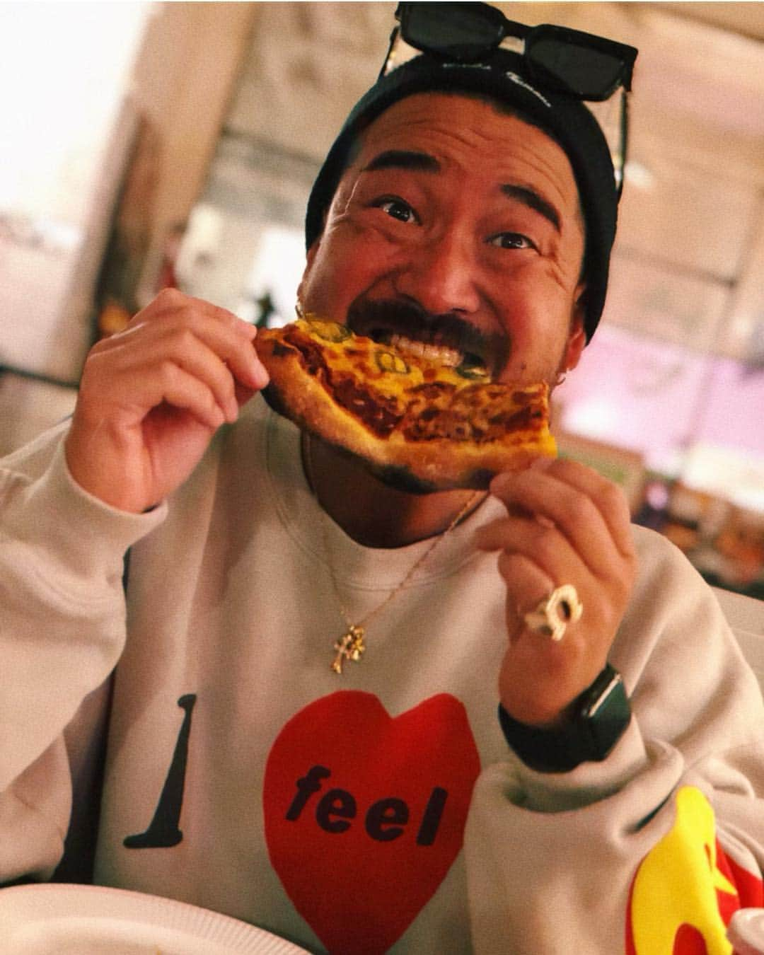 菅又菜摘（ナツ）さんのインスタグラム写真 - (菅又菜摘（ナツ）Instagram)「🍕🍕🍕 #pizza #love #pizzaslice #tokyo #pizzaslicetokyo #lunch #date #kogenatsu #焦げNATSU #こげなつ」4月13日 11時43分 - kogenatsu920