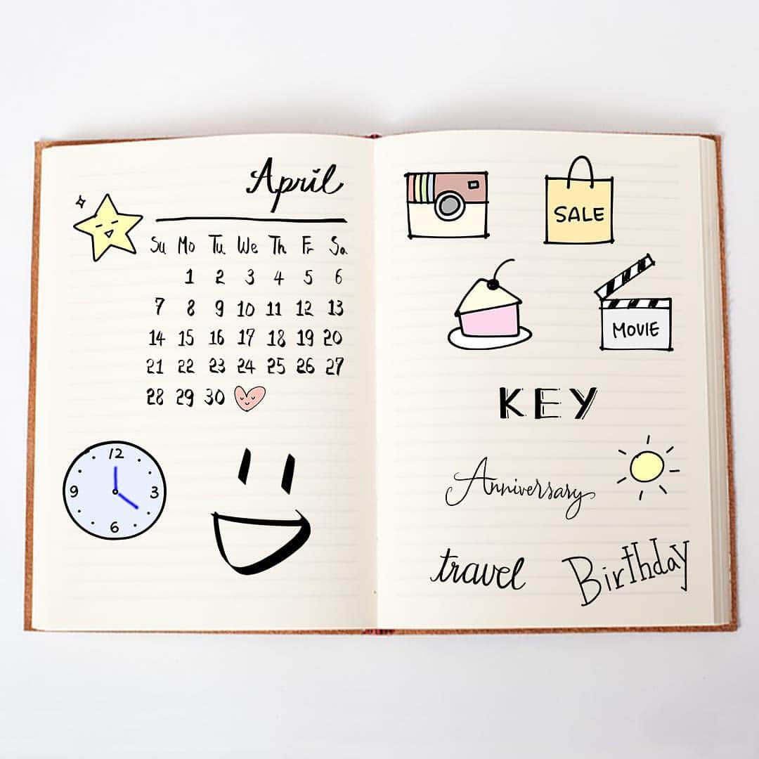 LINE Cameraさんのインスタグラム写真 - (LINE CameraInstagram)「Find the perfect calendar stamps to create your own private notebook 📖✨ . @feltboy_ #linecamera #lineカメラ #라인카메라 #可愛い #kawaii #illustration #illustrator #イラストレーター #イラスト #手書き #手描き #handwriting #feltboy #bulletjournal #バレットジャーナル #スタンプ #ステッカー #stickers #sticker #stamp #stamps」4月13日 12時05分 - linecamera_official