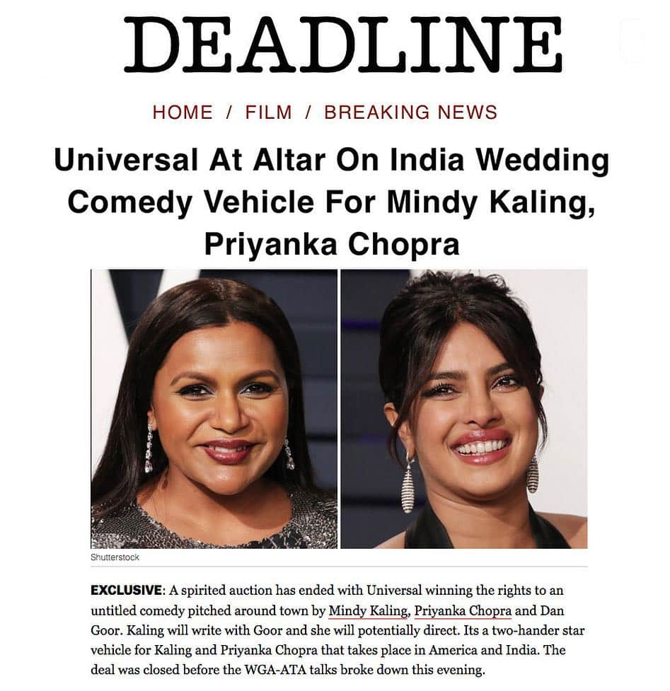 ミンディ・カリングさんのインスタグラム写真 - (ミンディ・カリングInstagram)「IT’S HAPPENING!」4月13日 12時23分 - mindykaling