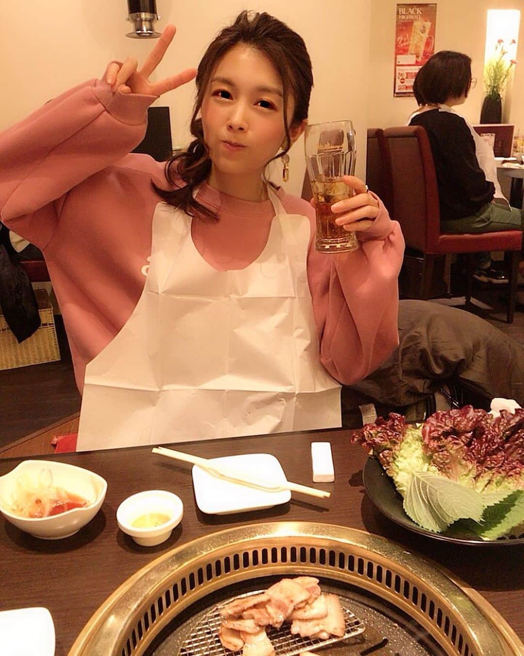 麻衣愛さんのインスタグラム写真 - (麻衣愛Instagram)「お肉🍖大好き💕 #韓国料理 #サムギョプサル #美味しい #お肉大好き #食欲 #koreanfood #dinner」4月13日 13時28分 - maiaiii_0814