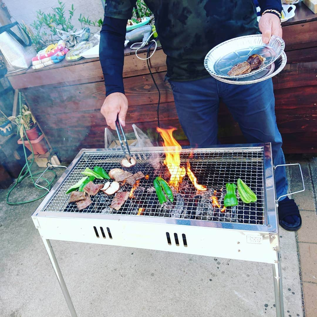 ファンキー加藤さんのインスタグラム写真 - (ファンキー加藤Instagram)「#BBQ #八王子 #実家」4月13日 13時51分 - funkykato_funkykato_funkykato