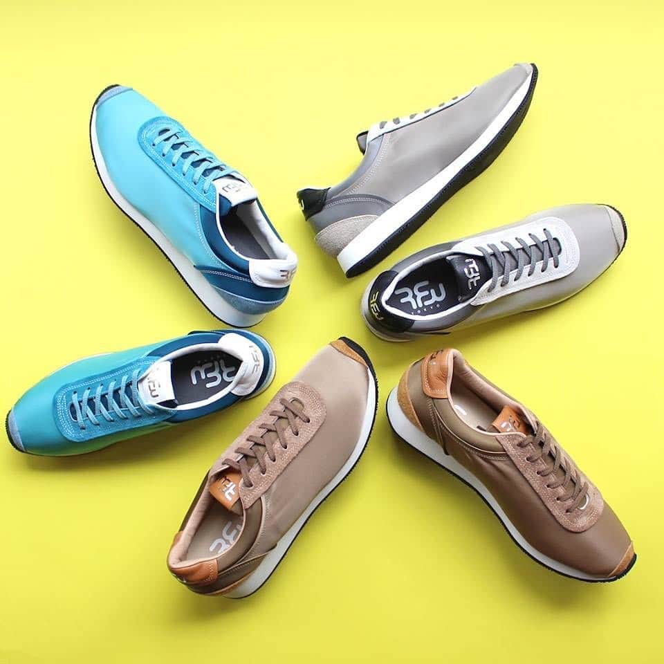 のインスタグラム：「《RFW 2019SS》  KOPPE LO NYLON  RFWの日本製スニーカー"KOPPE"に ナイロンシリーズが新登場 レザーシリーズにはない光沢感や、 発色の良さがこれからの季節にぴったりです。 BlueはRFWでも珍しいビビッドなカラーです！  RFW Made-in-Japan original sneaker, the "KOPPE" ! checkout our new nylon series. With glossy touch and calm color perfect for this up coming season. Blue will be RFW new vivid color ! Check it out !  www.rfwtokyo.com @rfwtokyo  #rfw #rfwtokyo #rhythmfootwear #sneaker #sneakers  #kicks #instashoes #instakicks #sneakerhead #sneakerheads #nicekicks #sneakerfreak #kickstagram #2019ss #spring #summer #20th #aniversary #renewal #tokyo #東京 #スニーカー #シューズ #リズム #20周年 #記念 #madeinjapan #日本製 #rpm #rhythmprimarymarket」