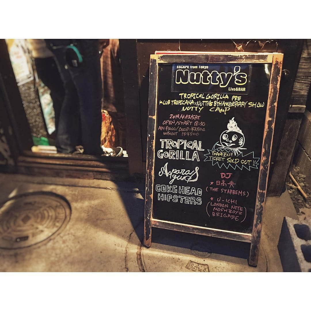 原直央さんのインスタグラム写真 - (原直央Instagram)「Nutty's machida '19.4.13. #asp_venue」4月13日 18時41分 - naouhara