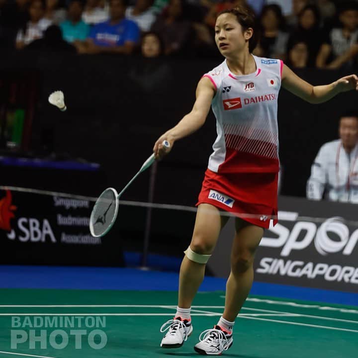奥原希望さんのインスタグラム写真 - (奥原希望Instagram)「. Through  to finals!! Long time I can't with TAI Tzu Ying from Taipei. I'm very excite and looking forward to playing with her. She is No.1 player of the world now. I'll try to her and first title of Singapore. . 決勝進出！ やっとタイツーイン選手と対戦できる✨いつぶり⁈というくらい全然対戦できていなかったので、とてもワクワクしています！彼女は今世界のトップ！明日彼女と初のシンガポールオープンのタイトルに挑戦します٩( ᐛ )و. . #singaporeopen2019super500 #badminton #nozomiokuhara #finals」4月13日 19時03分 - okuharanozomi