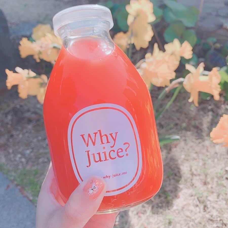 井口裕香さんのインスタグラム写真 - (井口裕香Instagram)「🍹 Why juice ♡  本日のおやつ。 うそ。 駄菓子の焼肉さんも食べた。 あと塩大福も食べました！てへ！ でも今日のお食事、以上！…の予定！ （夜中にお腹すかなければ🙄） 最近食べ過ぎていたので、夜ご飯のかわりにクレンズジュースを試みてみるみる〜〜🍼 #コールドプレスジュース #クレンズジュース #whyjuice #coldpressedjuice #cleansejuice #detoxjuice #harfdaycleanse #nightset  左から #flex #drgreen #nutsmilk  #Rdetox」4月13日 19時59分 - ooo31_iguchiyuka_31ooo