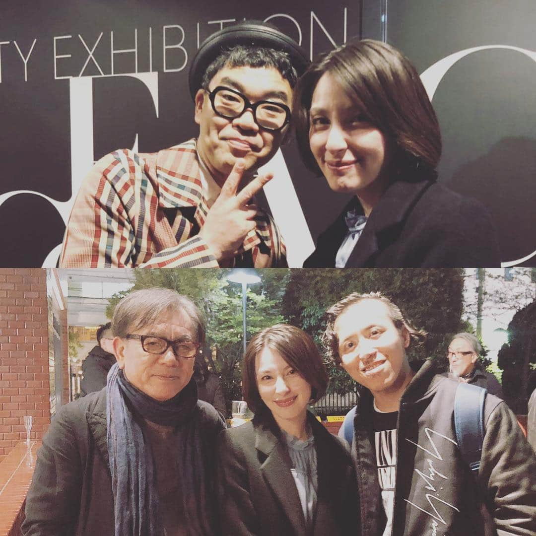 奥菜恵さんのインスタグラム写真 - (奥菜恵Instagram)「FACE COUTURE レセプションにて。 上 Ryujiさん 💕 下 写真家チーム Kei Ogata さん💕& Leslie Kee 💕」4月13日 20時05分 - megumi_okina