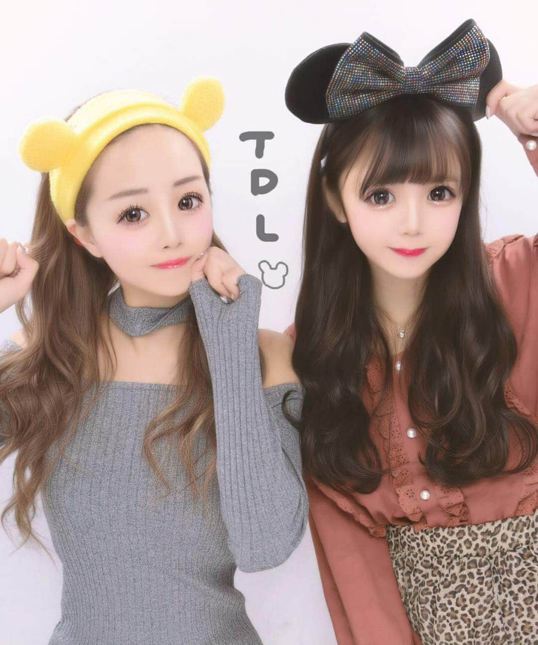 加藤ゆりなさんのインスタグラム写真 - (加藤ゆりなInstagram)「系統違いすぎるよね😂 つしろと🐭🏰」4月13日 20時13分 - _yuringo_