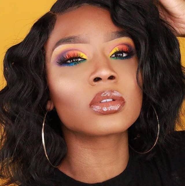 Makeup Addiction Cosmeticsさんのインスタグラム写真 - (Makeup Addiction CosmeticsInstagram)「🌈 Loving this colourful look by @destinylashaemakeup⁣ who was inspired by the beautiful @vanessa_gyimah ⁣ ⁣ ⁣ #makeupaddictioncosmetics #shimycatsmua #hypnaughtymakeup #makeupdolls #brian_champagne #vegas_nay #peachyqueenblog #bretmansvanity #melformakeup #eyemakeup⁣」4月14日 1時45分 - makeupaddictioncosmetics