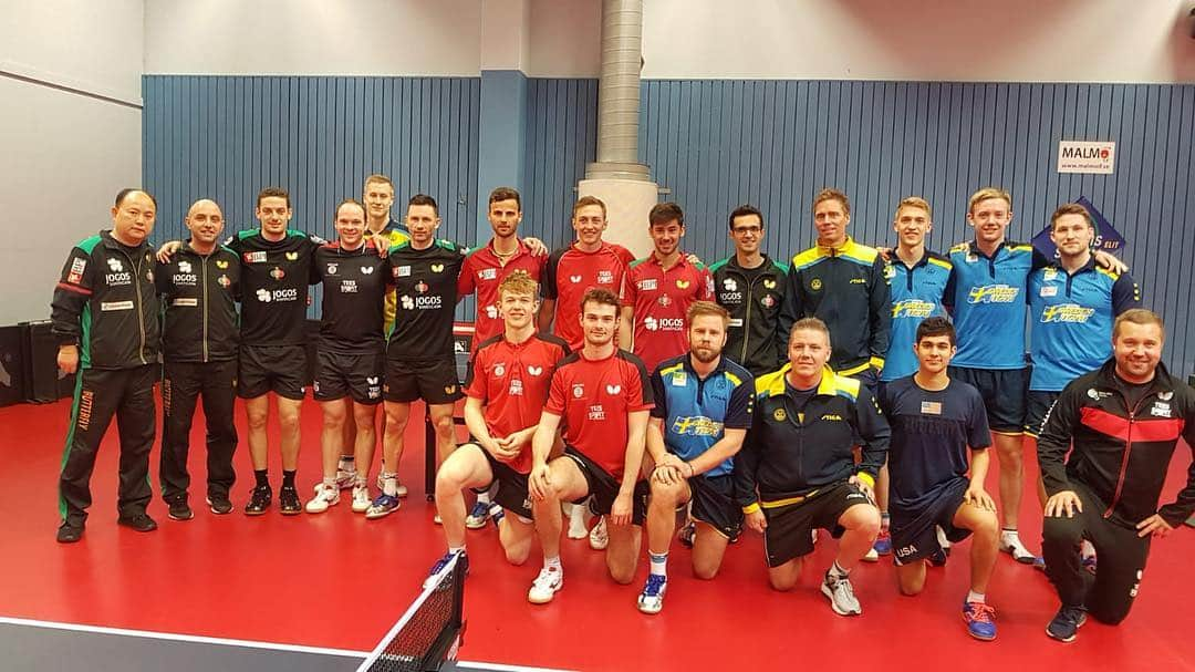 サム・ウォーカーさんのインスタグラム写真 - (サム・ウォーカーInstagram)「Preparations for the Worlds are going well here in Malmö 🇸🇪 with the Swedish, Portuguese and American teams! 🏴󠁧󠁢󠁥󠁮󠁧󠁿🇸🇪🇵🇹🇺🇸🏓」4月13日 20時24分 - samwalker_tt