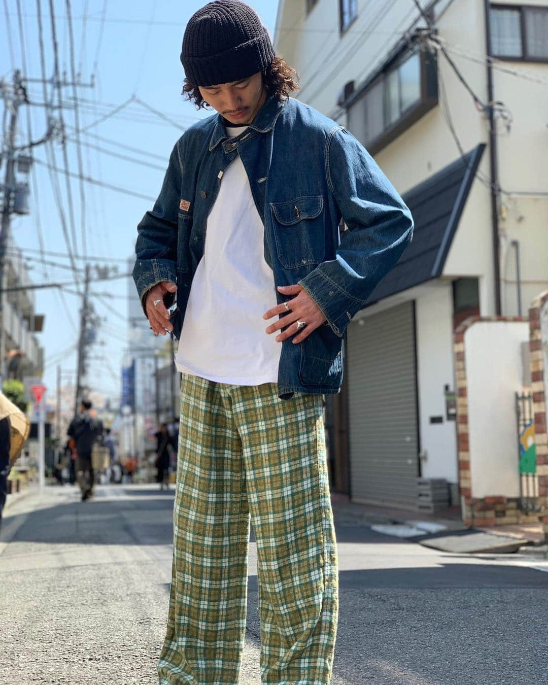 古着屋フラミンゴ下北沢店さんのインスタグラム写真 - (古着屋フラミンゴ下北沢店Instagram)「men's coordinate  #古着 #古着屋 #下北沢古着屋 #下北沢古着 #tokyo #shimokitazawa #shimokitazawavintage ☎︎03-3467-7757 ※お問い合わせはお電話にてお願い致します。」4月13日 20時39分 - flamingo_shimokitazawa