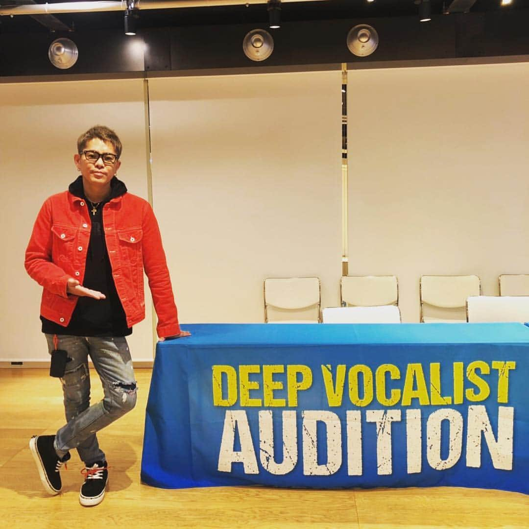 YUICHIROさんのインスタグラム写真 - (YUICHIROInstagram)「. DEEP VOCALIST AUDITION NAGOYA . 終了致しました、ありがとうございました‼︎ . 明日は福岡にてお待ち致しております‼︎ . #DEEP #DEEPVOCALISTAUDITION #DVA #audition」4月13日 20時39分 - deep_yuichiro_official