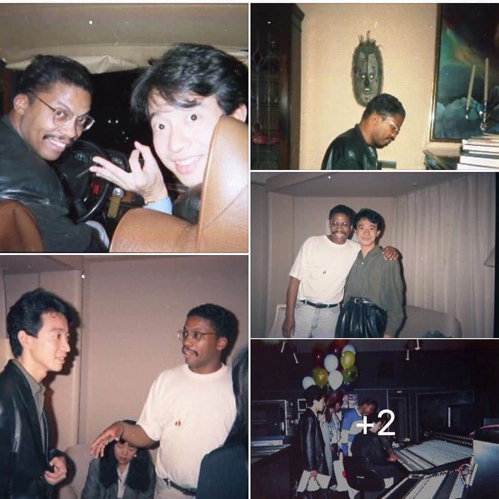 松本晃彦のインスタグラム：「Happy Birthday, My Legend Mr. Herbie Hancock ! It was the great time when I was a 25 year old boy in LA.  #herbiehancock  #happybirthday #jazz #composer #friend #ハービーハンコック #松本晃彦 #akihikomatsumoto  #legend #誕生日おめでとう」