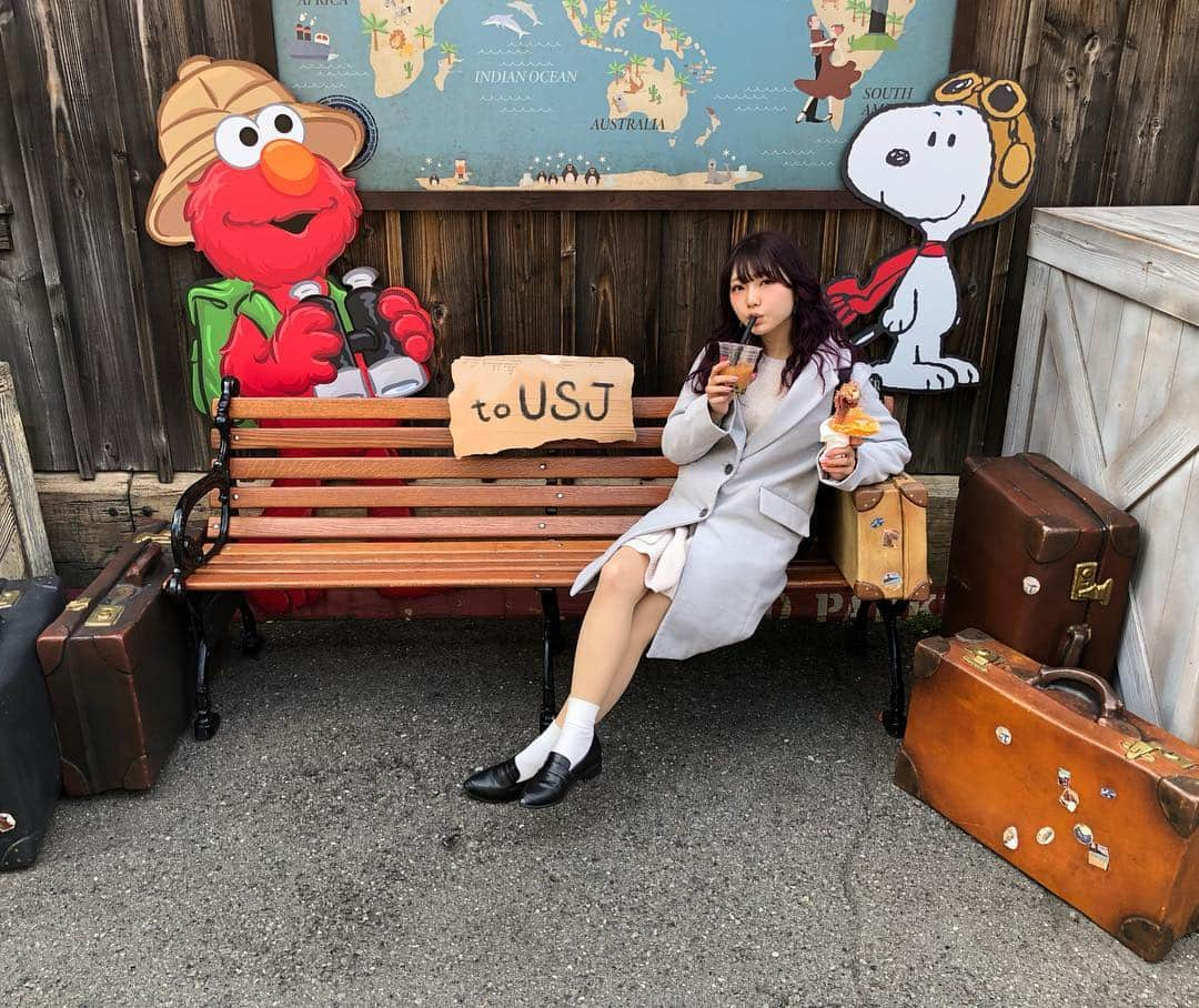 えっちゃんさんのインスタグラム写真 - (えっちゃんInstagram)「#usj #インスタ映え #撮影スポット」4月13日 22時07分 - ecchan_bom2