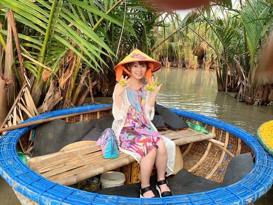 野澤美仁さんのインスタグラム写真 - (野澤美仁Instagram)「乗ってみたかったココナッツボート😂#coconutboat #river#rivercruise #jungle#hoian #vietnam#vietnamcoffee #danang#travel#travelphotography #ココナッツボート #hoian #ダナン#クルージング#ホイアン#ベトナム#旅#旅行#funny」4月13日 22時38分 - misatonozawa0625