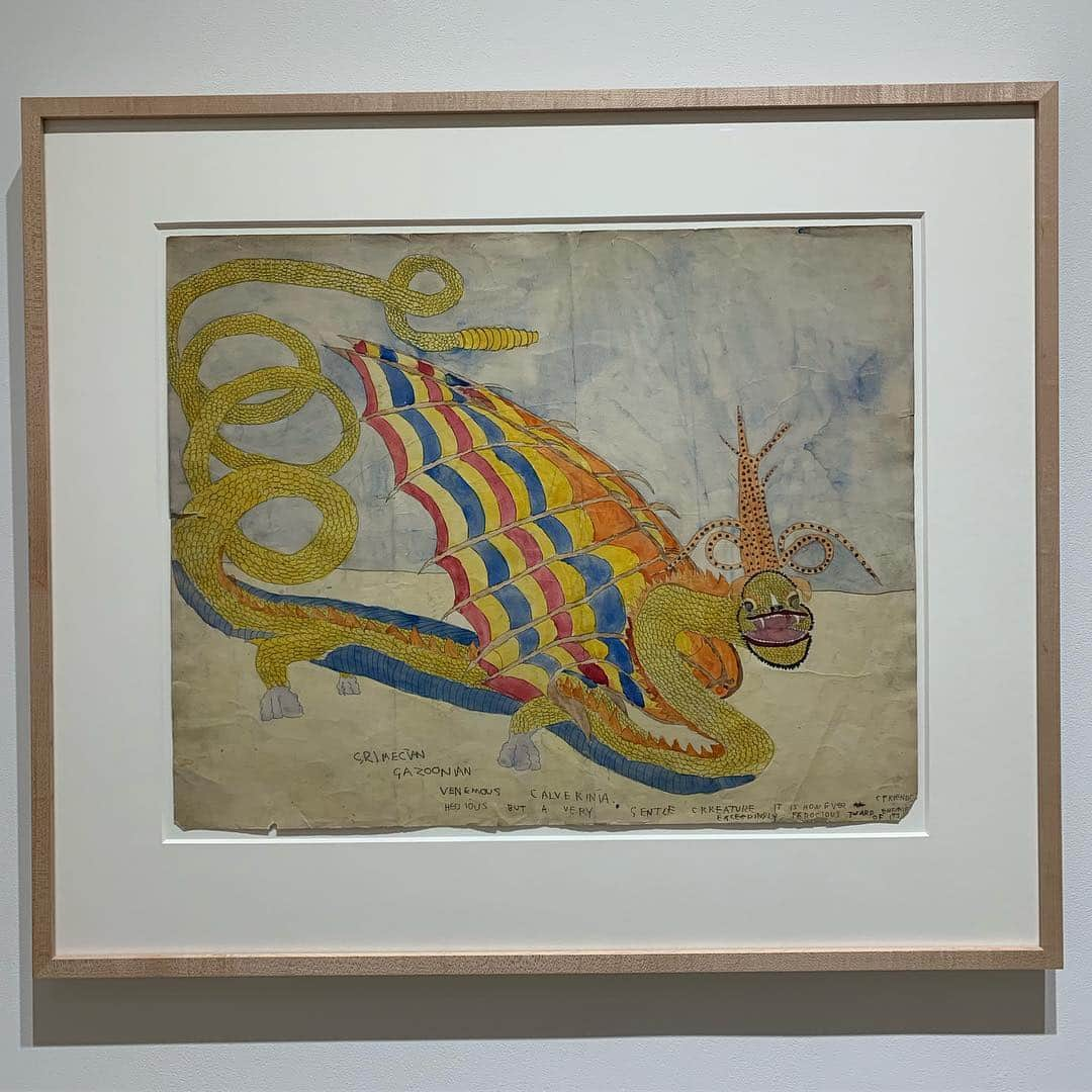 KAWSONEさんのインスタグラム写真 - (KAWSONEInstagram)「Happy to finally see “We Shall Make America Wonder” at @andrewedlingallery Featuring works by: Joe Coleman  Felipe Jesus Consalvos Henry Darger Duke Riley March 16 - April 20, 2019 🍎 #AndrewEdlin」4月13日 23時31分 - kaws