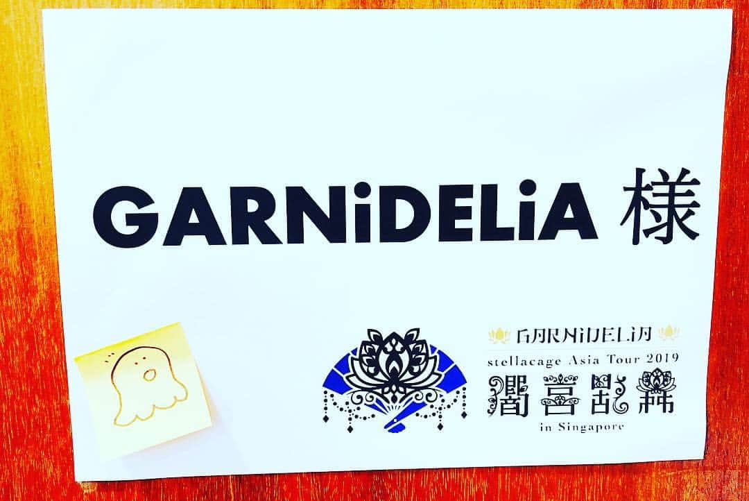 tokuさんのインスタグラム写真 - (tokuInstagram)「Thank you😘Sg🇸🇬 See you again(*´-`) #garnidelia #stellacage #stellacageasiatour #stellacageasiatour2019 #singapore #avid #mtrx #bosepro #iconnectivity #mbp #digitalperformer #nordstage #acousticrevive #v02hd」4月13日 23時40分 - toku_grnd