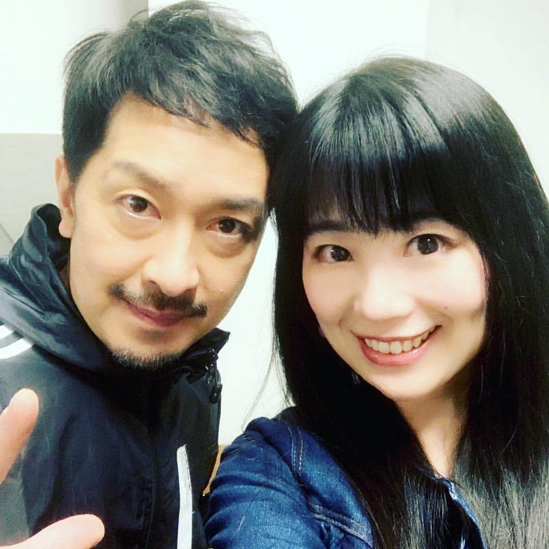 栗原英雄さんのインスタグラム写真 - (栗原英雄Instagram)「#ミュージカルハル さくらちゃんが観に来てくれました〜  #小栗さくら さん #歴女 #真田丸 からの仲間 #コミチャン #とちラブ朗読劇」4月14日 9時44分 - hideokurihara