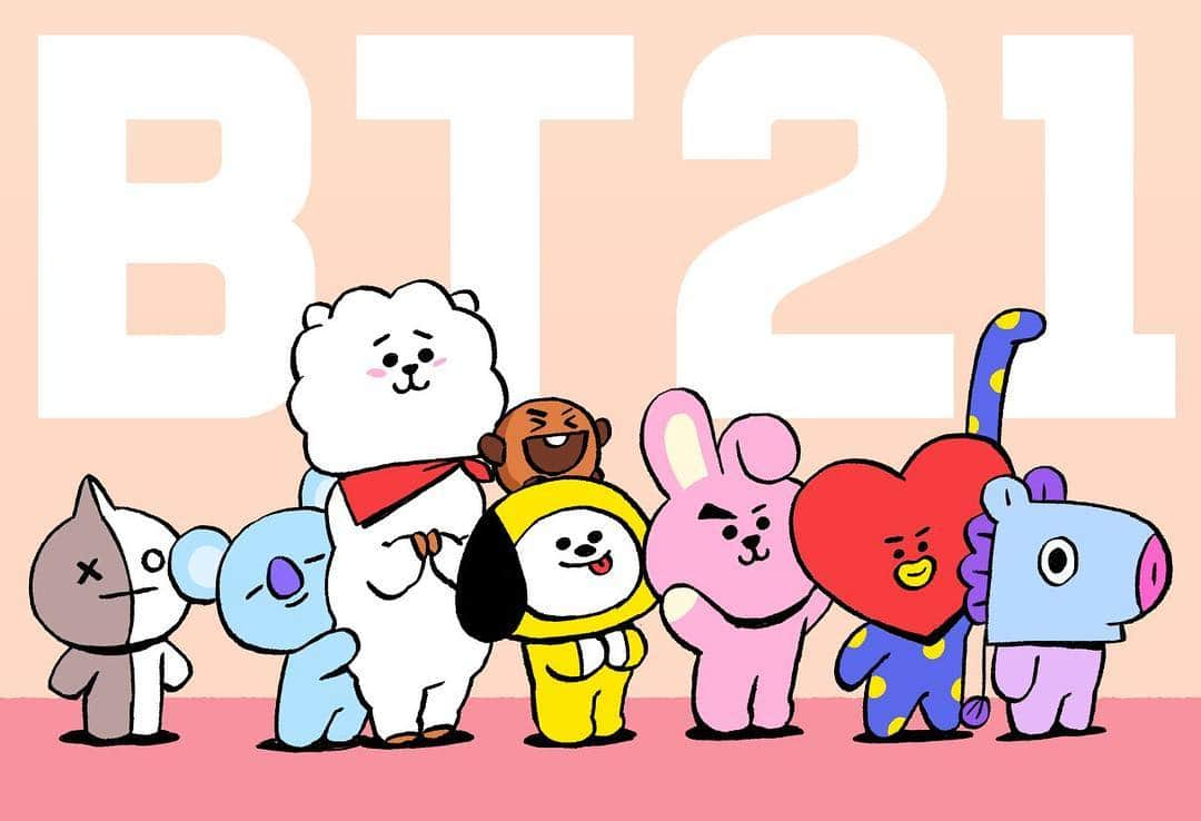 BT21 Stars of tomorrow, UNIVERSTAR!のインスタグラム