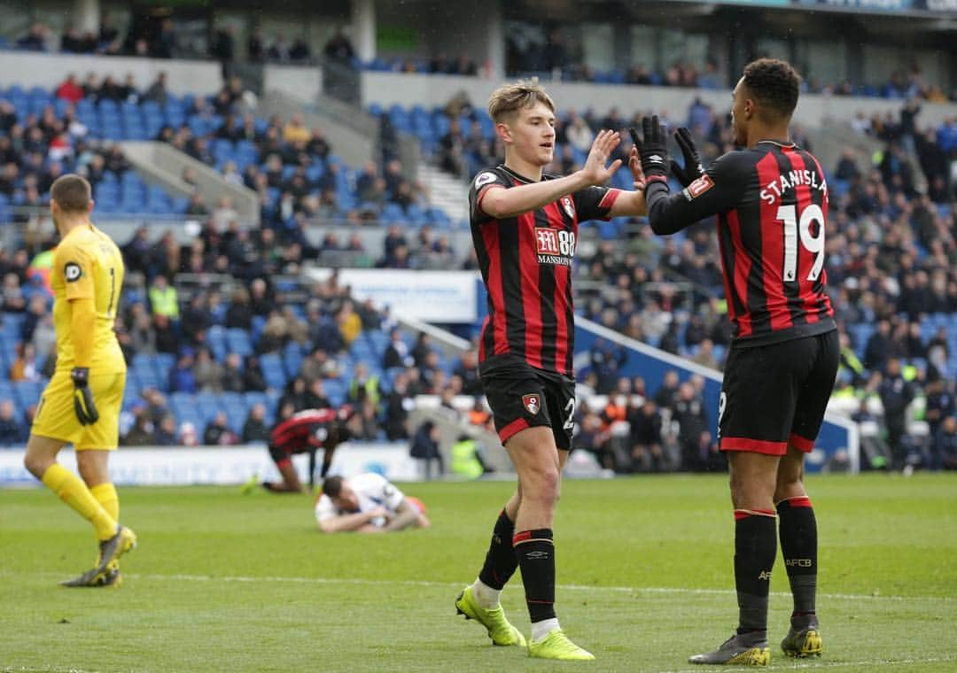 ジュニア・スタニスラスさんのインスタグラム写真 - (ジュニア・スタニスラスInstagram)「Great away performance!  Big 3 points. We go again next week #afcb 💪🏽」4月14日 2時18分 - juniorstanislas