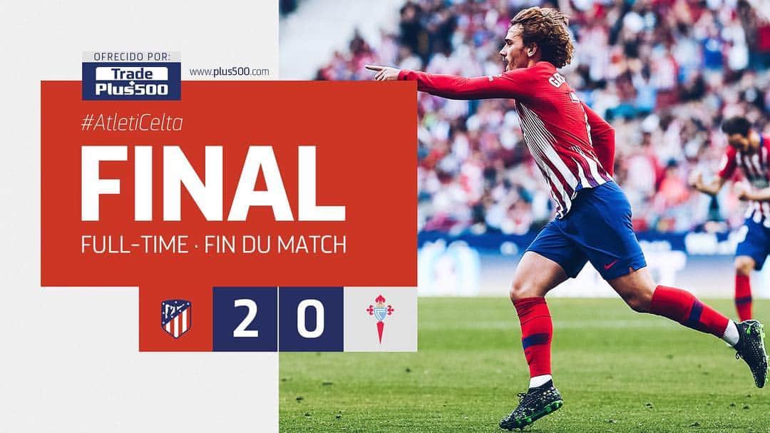 アトレティコ・マドリードさんのインスタグラム写真 - (アトレティコ・マドリードInstagram)「⏱ 93'+ | 2-0 | ¡FINAAAAL! ¡Completamos el #DíadelNiño con victoria! ¡Va por vosotros, peques rojiblancos! 👧🏧👦 - ⏱ 93' | 2-0 | FT at our stadium!  Good win to earn ➕3⃣ points... and another clean sheet for Jan the Man. Thanks for your support, Atléticos! 👏🏼 - ⏱ 93+' | 2-0 | ➕3⃣ VICTOIRE ROJIBLANCA 🔴⚪ au Wanda Metropolitano❗❕ ➡ Dédiée à tous les petits Rojiblancos!  #AúpaAtleti #AtletiCelta #Atleti #Atlético #AtléticodeMadrid #Fútbol#Football #Soccer #LaLiga #WandaMetropolitano」4月14日 3時25分 - atleticodemadrid