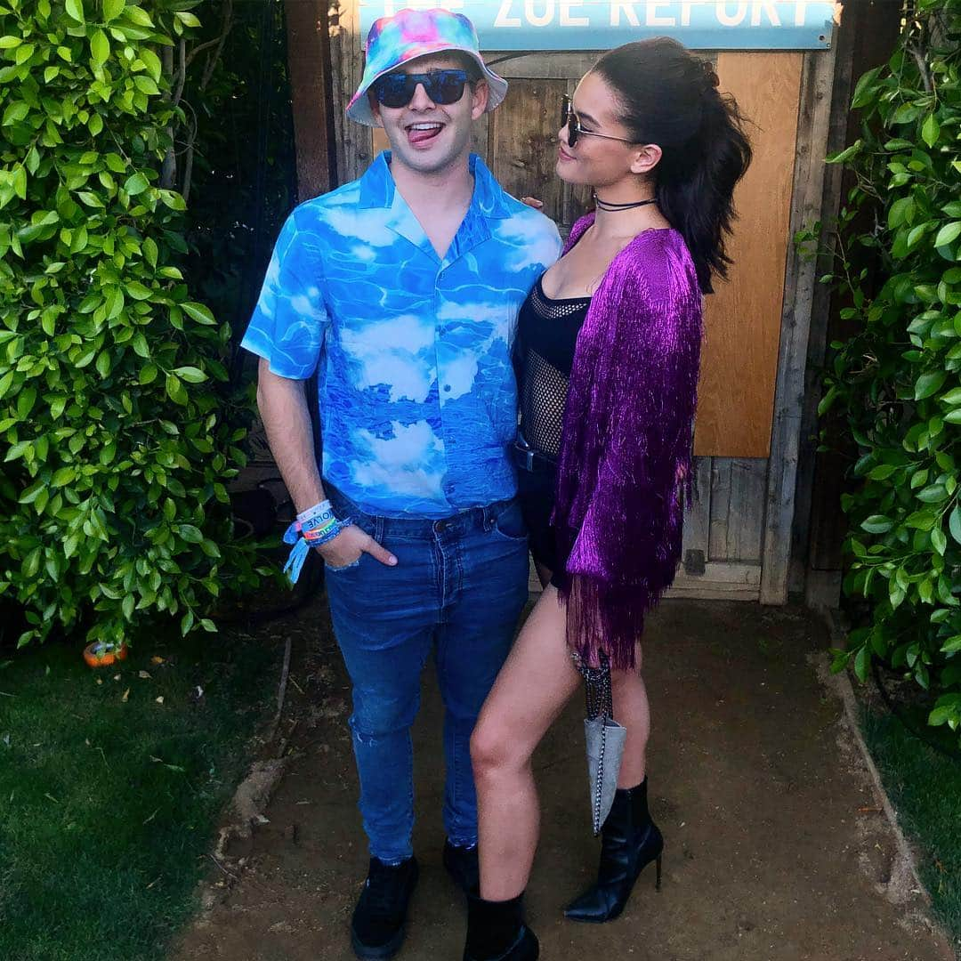 ジャック・グリフォーさんのインスタグラム写真 - (ジャック・グリフォーInstagram)「Weekend one festivities with my best friend 💙💜 #coachella」4月14日 3時31分 - jackgriffo