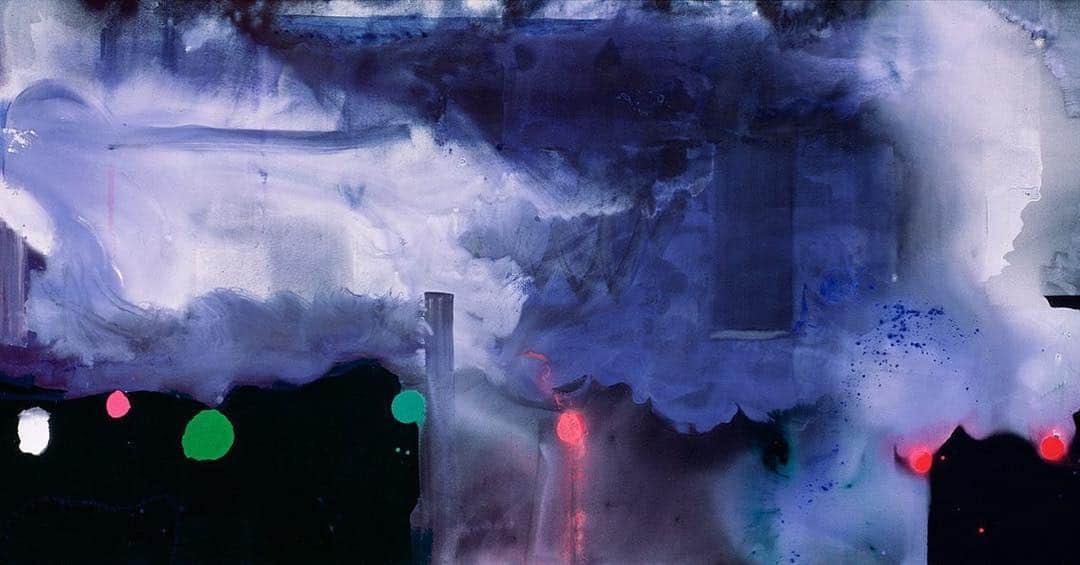 のインスタグラム：「"Peindre la nuit," featuring work by Francis Bacon, Helen Frankenthaler, Roy Lichtenstein, Man Ray, Pablo Picasso, and Ed Ruscha, closes Monday, April 15, at the Centre Pompidou-Metz in France.  The exhibition explores the night in modern and contemporary painting, music, literature, photography, and video. With a focus on the perception of night rather than its iconography, the exhibition intends to be a nocturnal experience. Learn more via the link in our bio.  __________ #HelenFrankenthaler #Gagosian @centrepompidoumetz_ @helenfrankenthalerfoundation Helen Frankenthaler, "Star Gazing," 1989, collection of Helen Frankenthaler Foundation © 2019 Helen Frankenthaler Foundation, Inc./Artists Rights Society (ARS), New York」