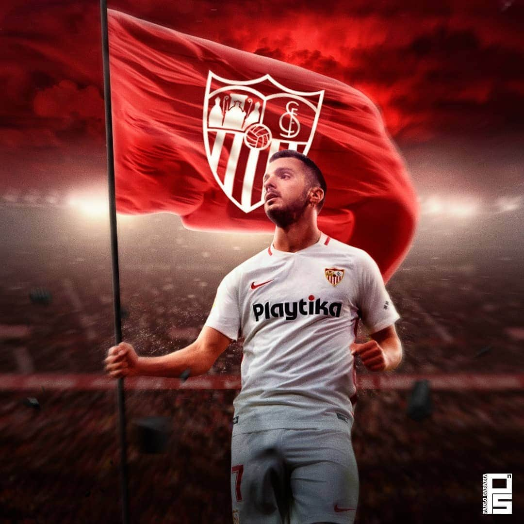 パブロ・サラビアさんのインスタグラム写真 - (パブロ・サラビアInstagram)「Nos llevamos #ElGranDerbi 🚀⚪🔴 #WeAreSevilla #SevillaFC #VamosMiSevilla #PS17」4月14日 6時02分 - pablosarabia92