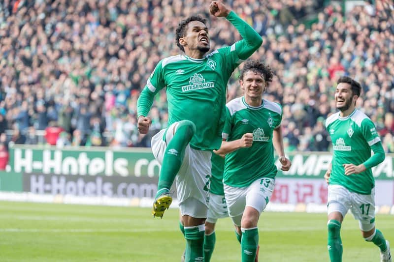テオドール・ゲブレ・セラシェのインスタグラム：「Elevate ✊🏾 #werderbremen #svwscf」