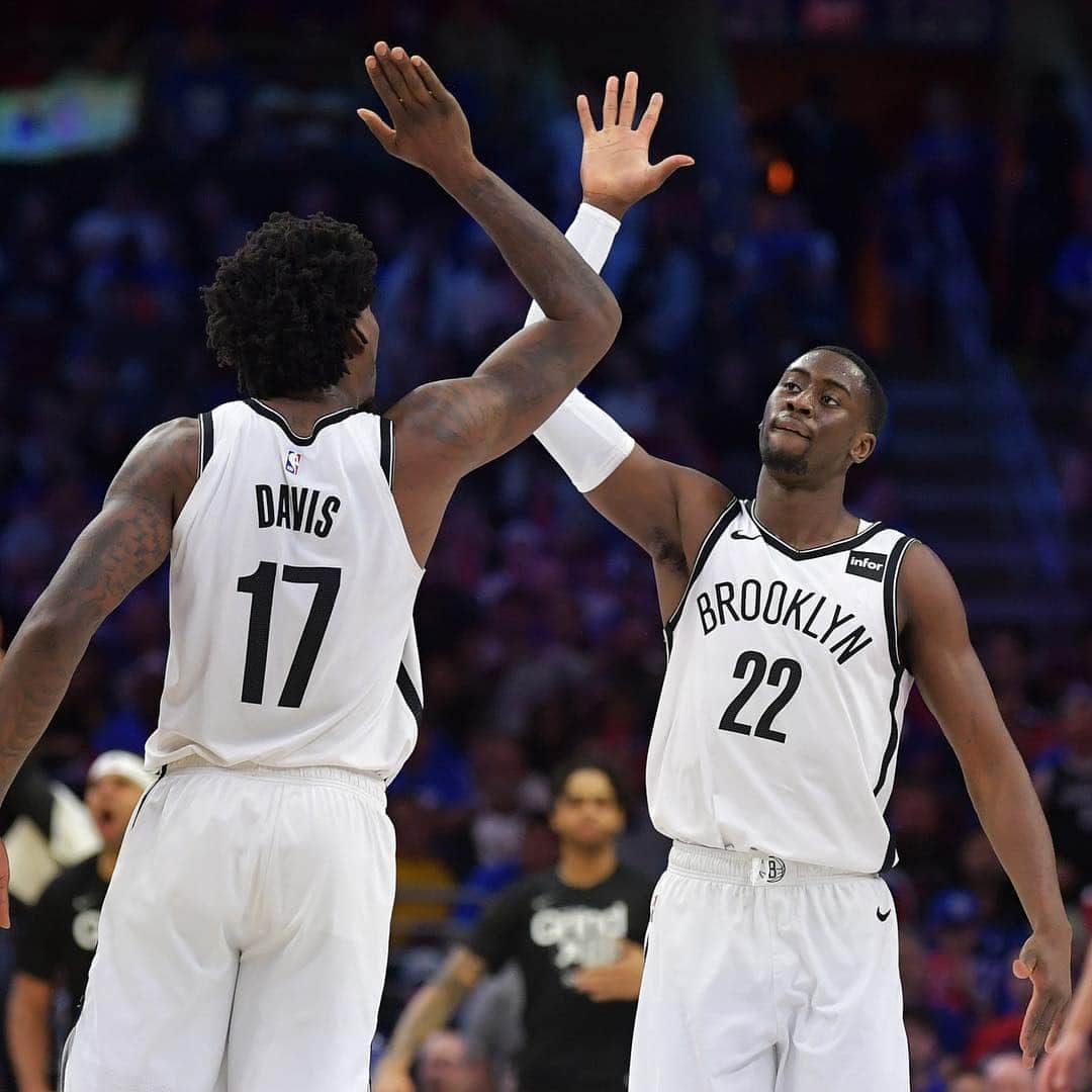 Brooklyn Netsさんのインスタグラム写真 - (Brooklyn NetsInstagram)「High-fives for a Game 1 W 🙏🙏🙏」4月14日 6時55分 - brooklynnets