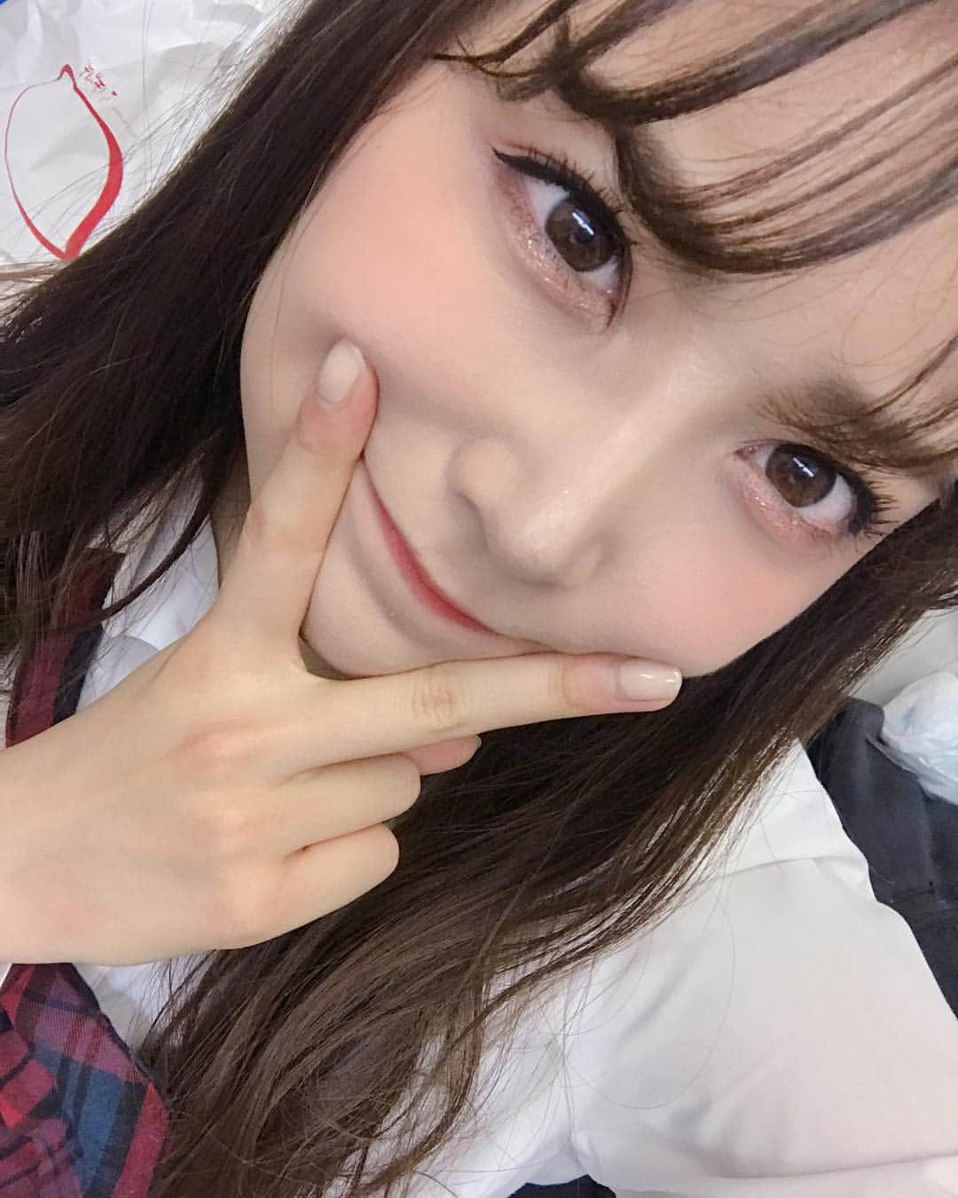 白間美瑠さんのインスタグラム写真 - (白間美瑠Instagram)「おはようかい☺️ 今日も握手お願いしまーす☺️ #公演でした #シースルーバング #スカスカ前髪 #前髪伸びてきて中途半端な長さ #アレンジ難しい」4月14日 9時09分 - shiro36run