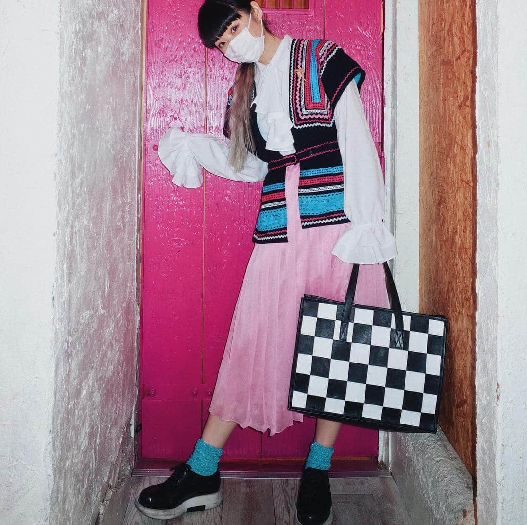 相羽瑠奈さんのインスタグラム写真 - (相羽瑠奈Instagram)「🦋💕🕊 オハヨ 🏁 ファッションで毎日違う自分になれるの楽しいね〜〜」4月14日 9時06分 - rone.runa