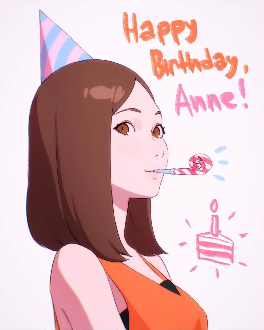 イリヤ・クブシノブ さんのインスタグラム写真 - (イリヤ・クブシノブ Instagram)「Today is the birthday of Anne Watanabe, voice of Chii in Birthday Wonderland!✨#BirthdayWonderland」4月14日 12時26分 - kuvshinov_ilya