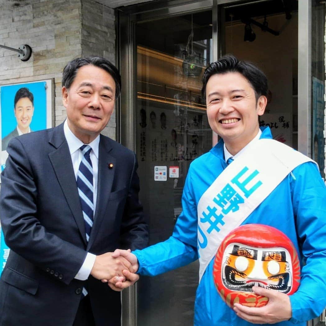 海江田万里さんのインスタグラム写真 - (海江田万里Instagram)「港区からは、４人の立憲民主党公認候補が立候補しました。 杉浦のりお候補は４期目、兵藤ゆうこ候補と山野井つよし候補は２期目、そして新人のくしま洋一候補。新人候補の当選が立憲民主党党勢拡大の鍵になります。  #立憲民主党　#衆議院議員　#海江田万里　#兵藤ゆうこ 　#杉浦のりお　#山野井つよし　#くしま洋一」4月14日 14時04分 - kaiedabanri