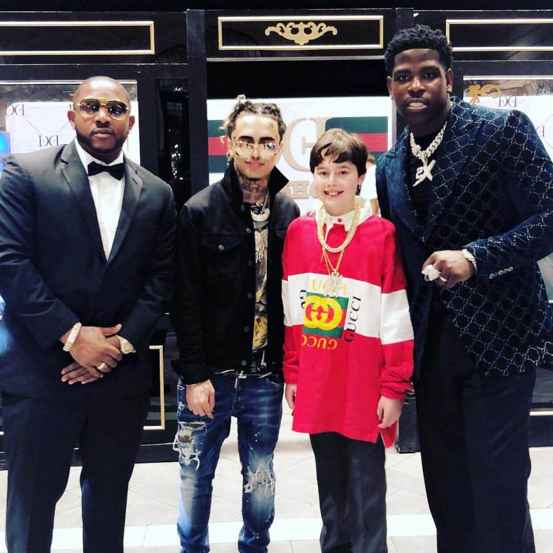 マック・メインのインスタグラム：「Dopest Bar Mitzvah ever! Appreciate @lilpump for pulling up performing and showing my Lil bro Drew love! @casanova_2x always solid always 💯! Happy Bday Drewski! Love!」