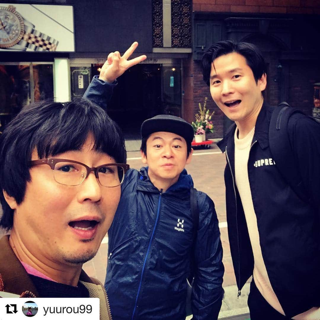 山岸門人さんのインスタグラム写真 - (山岸門人Instagram)「ヨーロッパ企画永野さんが観に来てくれましたー！フォトバイ中山祐一朗先輩。 #hymns」4月14日 16時04分 - yamagishimondo