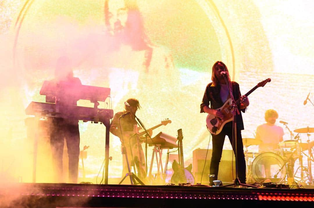コーチェラのインスタグラム：「It happened @tame__impala 📷: Kevin Winter, @limaphoto」
