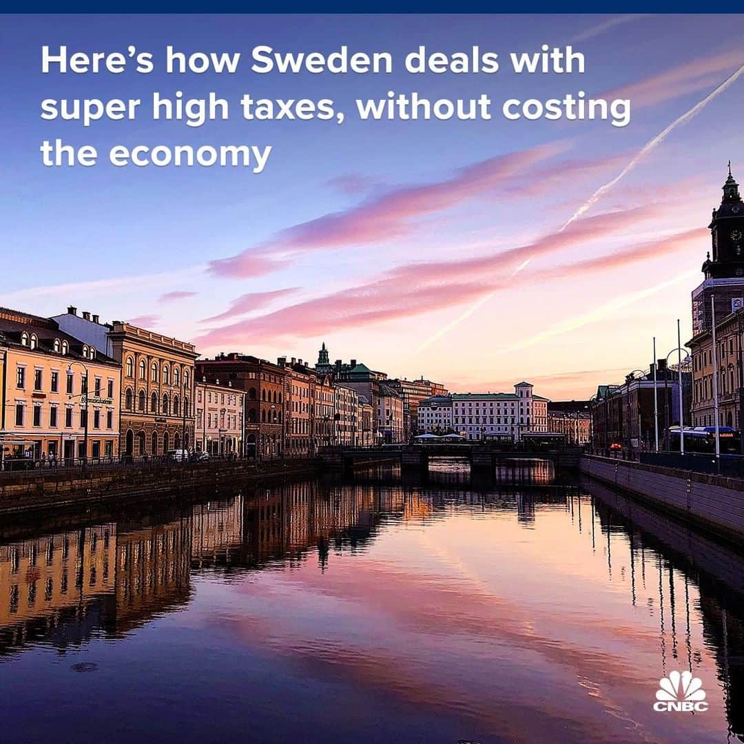 CNBCさんのインスタグラム写真 - (CNBCInstagram)「Your taxes are due next week — can you imagine paying a 70% tax rate?⁣ ⁣ In Sweden, that’s a given. The small Nordic country has some of the highest taxes in the world, but the economy is going strong. Unemployment is low and the country has posted strong GDP numbers in recent years.⁣ ⁣ That’s because tax revenue pays for things like child care, leave of absence, and higher education. Those things make Swedes better employees and better consumers.⁣ ⁣ Could such high taxes work in the U.S.? Visit the link in bio to learn more.⁣ *⁣ *⁣ *⁣ *⁣ *⁣ *⁣ *⁣ *⁣ #tax #taxes #wealthtax #economy #economics #government #policy #sweden #norway #nordiccountry #incometax #taxrefund #business #businessnews #cnbc⁣」4月14日 17時25分 - cnbc