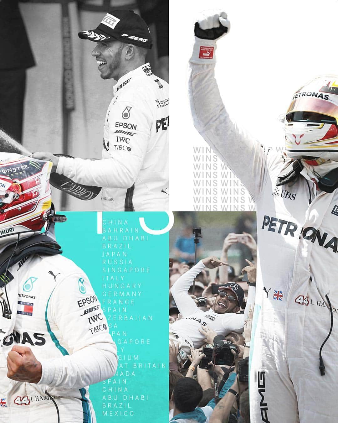 MERCEDES AMG PETRONASさんのインスタグラム写真 - (MERCEDES AMG PETRONASInstagram)「From Canada 2007 to China 2019. An incredible 75th @f1 win for Lewis Hamilton - and all powered by @mercedesbenz! Proud and privileged to be on this journey together, @lewishamilton. Swipe right for a small taste of this special story... ➡️ • #MercedesAMGF1 #MercedesAMG #F1 #PETRONASmotorsports #LH44 #DrivenByEachOther #Race1000 #ChineseGP」4月14日 18時34分 - mercedesamgf1