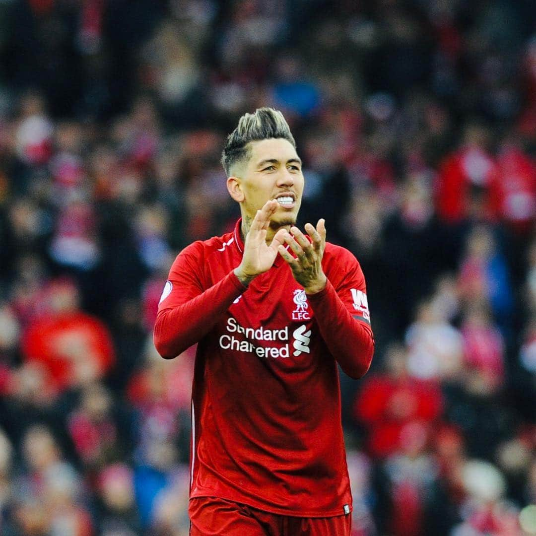 ロベルト・フィルミーノさんのインスタグラム写真 - (ロベルト・フィルミーノInstagram)「massive win  boys 💪🏼 Well done ⚽️⚽️ #YnwA❤️」4月15日 4時22分 - roberto_firmino