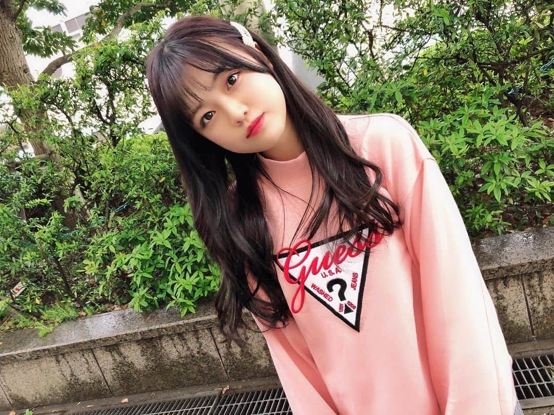 本村碧唯さんのインスタグラム写真 - (本村碧唯Instagram)「💗🖤 #ootd #fashion #coordinate  #오오티디 #옷 #옷스타그램  #hkt48 #意志 #握手会 #ありがとう」4月14日 22時01分 - aoi0531.m