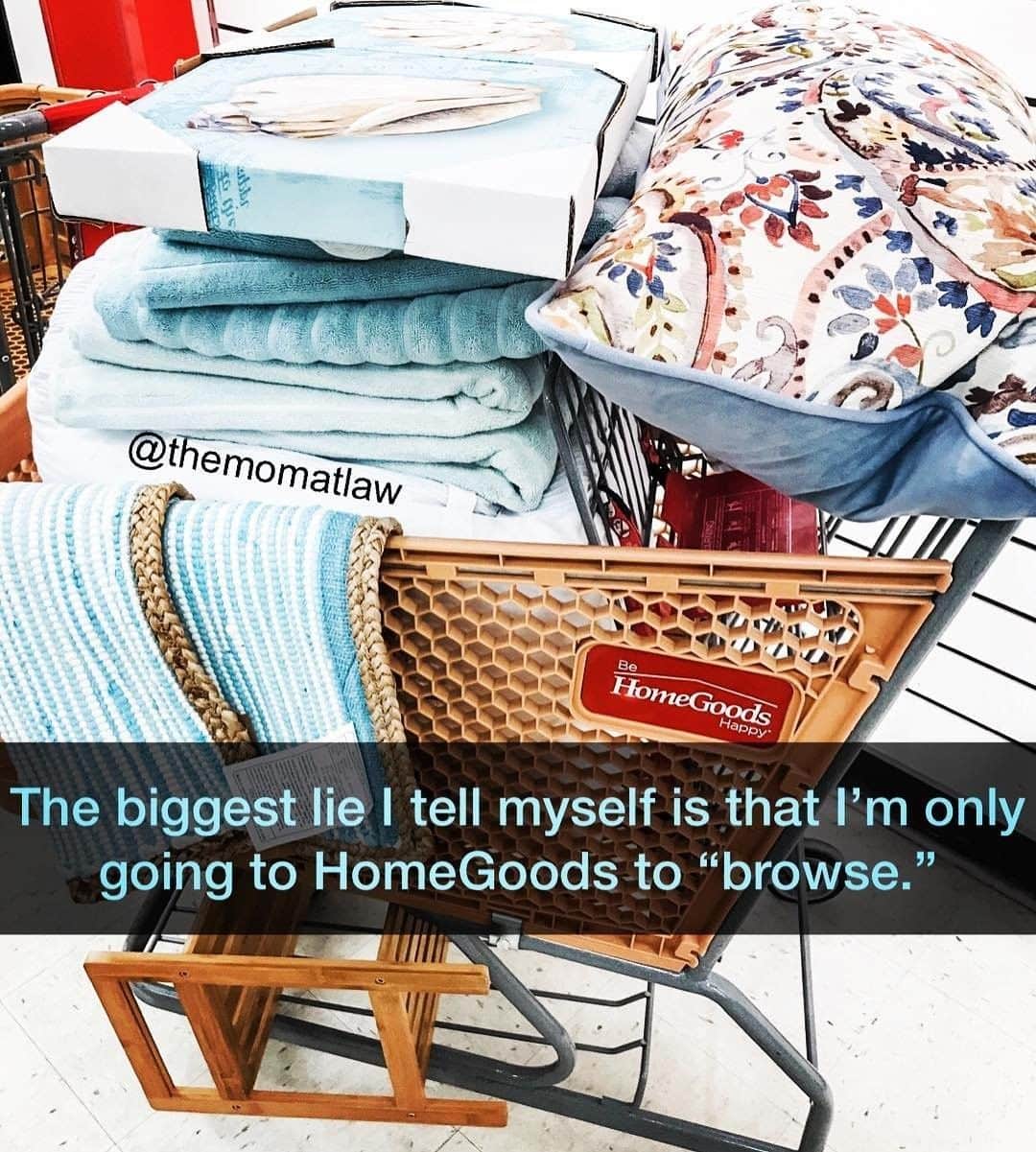 HomeGoodsさんのインスタグラム写真 - (HomeGoodsInstagram)「Browsing is fun but finding is thrilling! Share what’s in your HomeGoods cart. (📸: @themomatlaw) #GoFinding」4月14日 22時11分 - homegoods