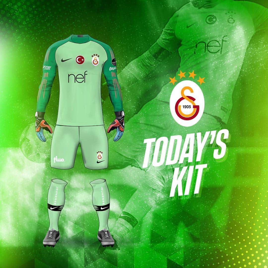 ガラタサライSKさんのインスタグラム写真 - (ガラタサライSKInstagram)「Bu akşam Fenerbahçe karşısında parçalı formamızla sahadayız! Kalecimiz ise yeşil forma giyecek. #FBvGS」4月14日 22時23分 - galatasaray