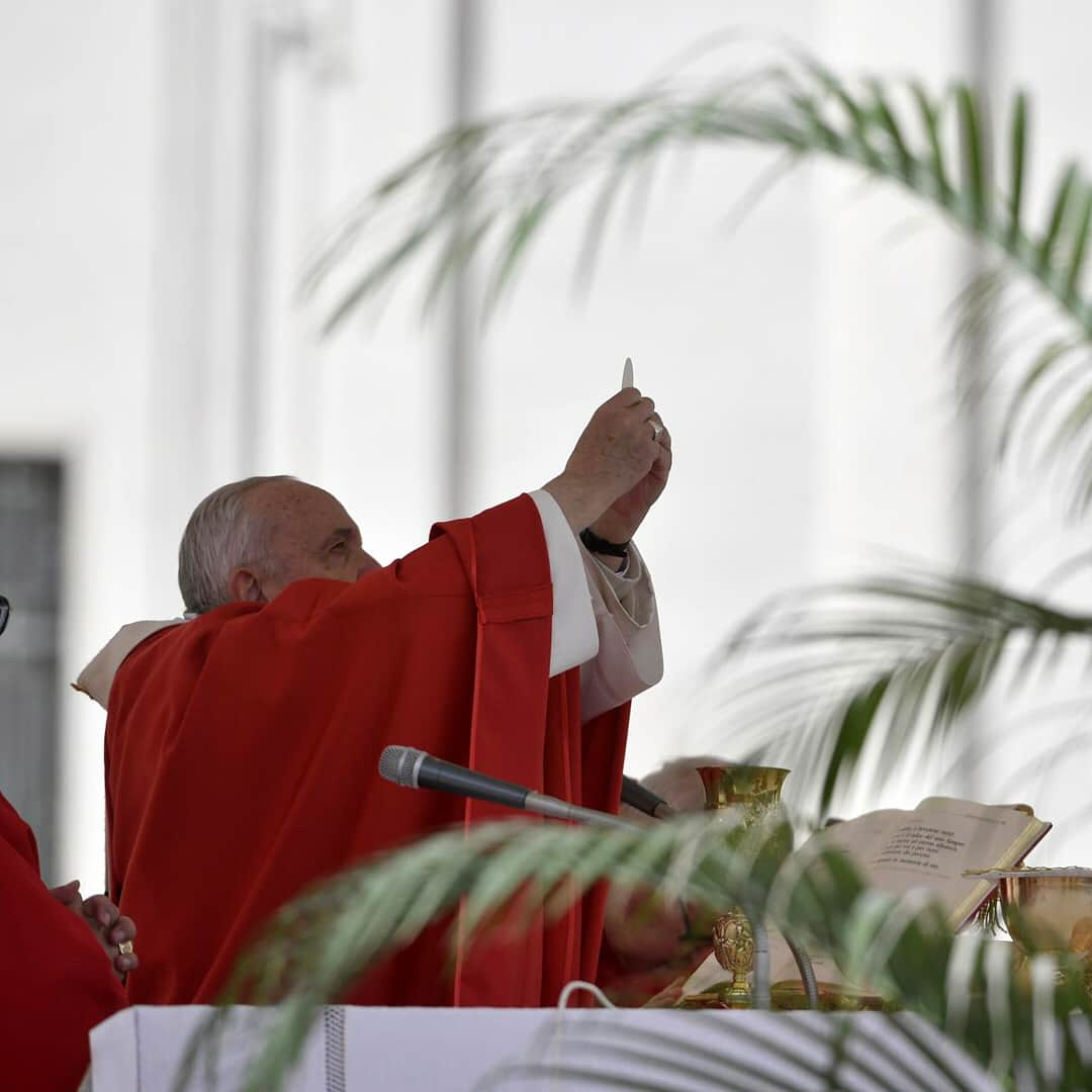 フランシスコ（ローマ教皇）さんのインスタグラム写真 - (フランシスコ（ローマ教皇）Instagram)「EN: By his self-abasement, Jesus wanted to open up to us the path of faith and to precede us on that path.  PT: Com a sua humilhação, Jesus quis abrir-nos o caminho da fé e preceder-nos nele.  ES: Con su humillación, Jesús quiso abrirnos el camino de la fe y precedernos por él.  IT: Con la sua umiliazione, Gesù ha voluto aprire a noi la via della fede e precederci in essa. FR: Par son humiliation, Jésus a voulu nous ouvrir la voie de la foi et nous y précéder.  PL: Ze swym upokorzeniem Jezus chciał otworzyć nam drogę wiary i nas na niej poprzedzić.  DE: Mit seiner Erniedrigung wollte Jesus uns den Weg des Glaubens eröffnen und uns auf ihm vorausgehen.  #palmsunday #Holyweek #domingoderamos #semanasanta #Domenicadellepalme #SettimanaSanta #dimanchedesrameaux #semainesainte  #NiedzielęPalmową #WielkiTydzień  #palmsonntag #heiligewoche」4月14日 23時43分 - franciscus