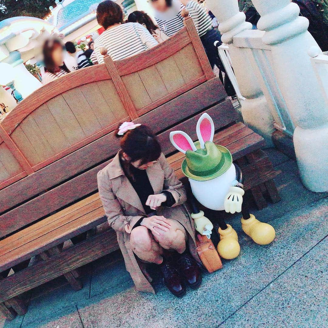 森川彩香さんのインスタグラム写真 - (森川彩香Instagram)「うさたまにデレデレな森川さん🥚🐰 #ディズニーランド #ディズニー #disneyland #disney #うさたま #うさたま大脱走 #dヲタ #dヲタさんと繋がりたい」4月15日 0時09分 - morikawa_ayaka