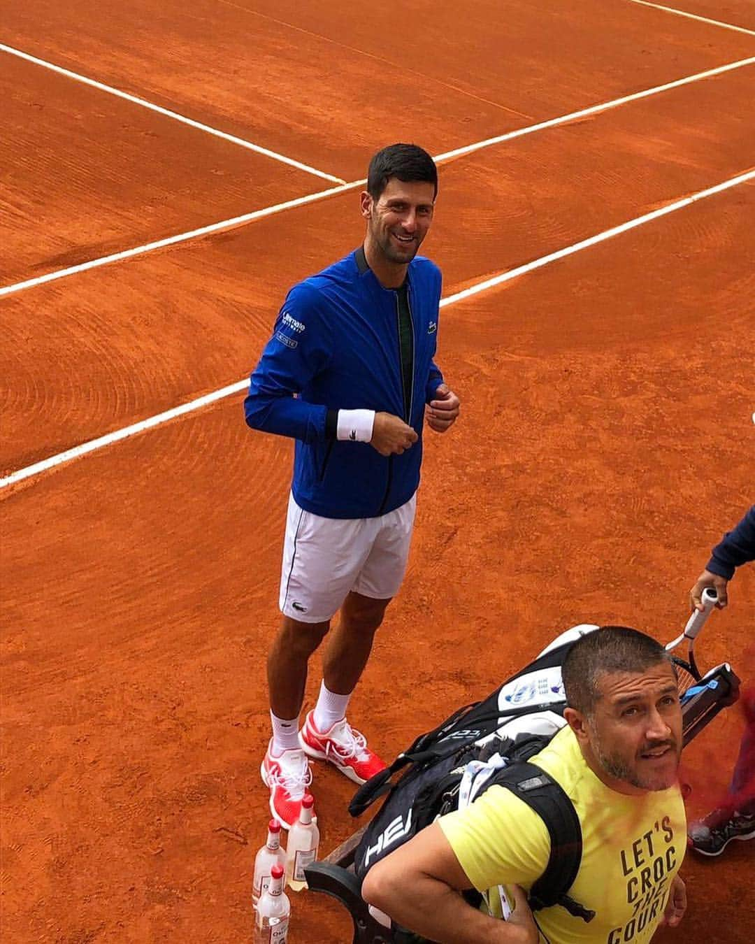 ノバク・ジョコビッチさんのインスタグラム写真 - (ノバク・ジョコビッチInstagram)「All smiles for clay season. Let’s goooooo 😁😁😁 #NoleFam #Idemooo @rolexmontecarlomasters」4月15日 0時57分 - djokernole