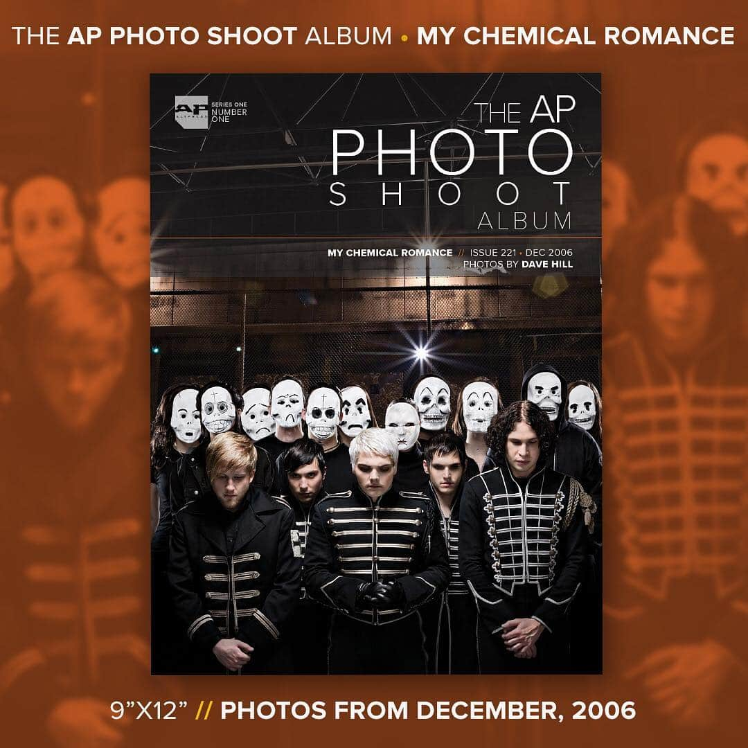 Alternative Pressさんのインスタグラム写真 - (Alternative PressInstagram)「ALL NEW - THE AP PHOTO SHOOT ALBUMS Series 1 is now available! Featuring unreleased, outtake photos from My Chemical Romance, Panic! At The Disco, and Fall Out Boy on high-gloss, 9'' x 12'' oversized paper! Each collectible album includes 20 pages of images from AP photoshoots for you to deck out your room with these all-new poster photos 😍⁣⠀⁣⠀ ALTPRESS.COM/NEWISSUE or LINK IN BIO⁣⠀⁣⠀ .⁣⠀⁣⠀ MCR photographed by: @davehillphoto⁣⠀⁣⠀ PATD photographed by: @jonathan.weiner⁣⠀⁣⠀ FOB photographed by: @masklab⁣⠀⁣⠀ .⁣⠀⁣⠀ .⁣⠀⁣⠀ .⁣⠀⁣⠀ #altpress #ap #alternativepress #iamap #mychemicalromance #mcr #mychem #panicatthedisco #patd #falloutboy #fob⁣⠀」4月15日 1時27分 - altpress