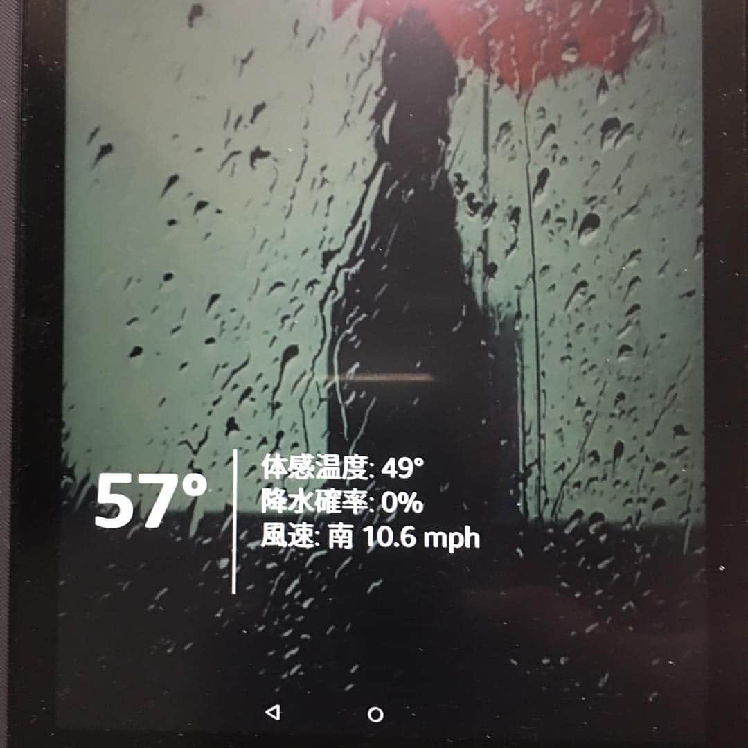 森田繁のインスタグラム：「Amazon Kindle FireがアップデートしてAlexaがECHO並みになったのは喜ばしいが、どう設定しても温度表示が華氏のままの数値を吐き出す。練馬のみなさん、明日は焼け死にますぜ！」