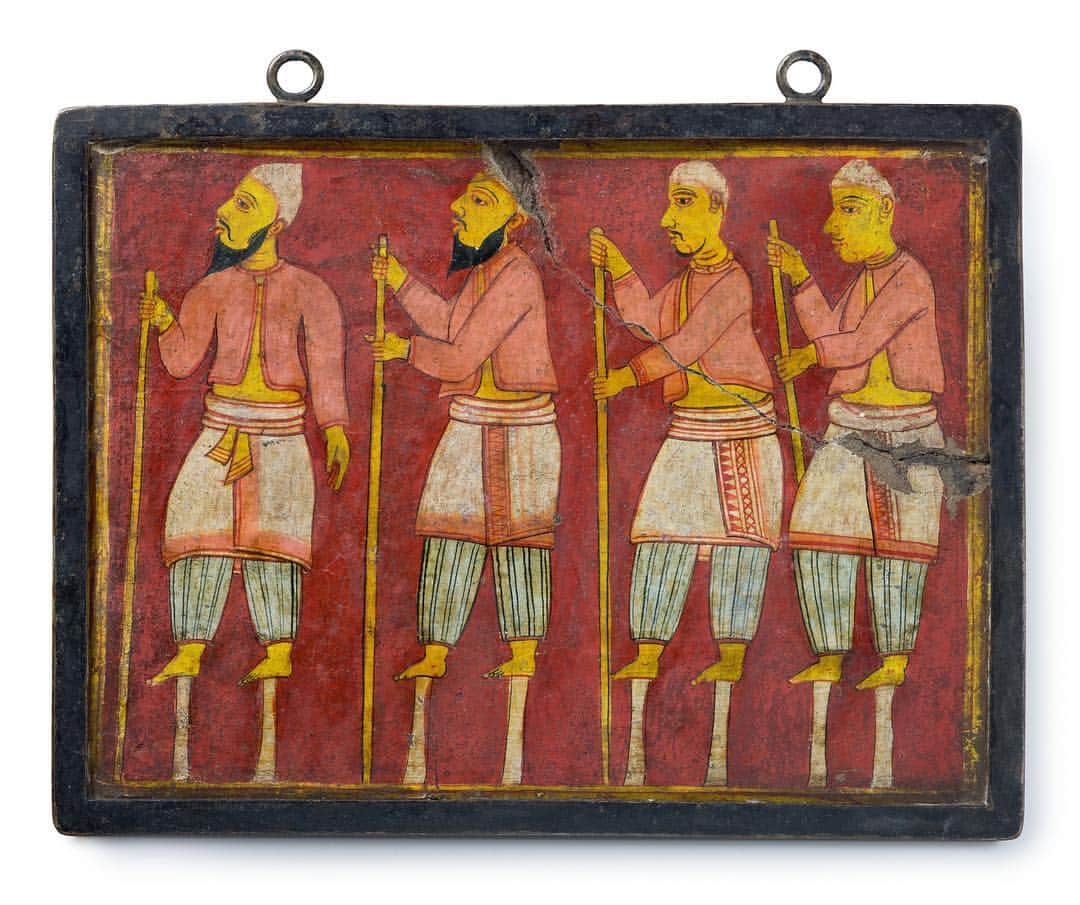 ロサンゼルスカウンティ美術館さんのインスタグラム写真 - (ロサンゼルスカウンティ美術館Instagram)「Happy Sinhalese New Year 🎉 Pictured here: Unknown, Tile with Stilt-Walkers, late 18th century, on view in "The Jeweled Isle: Art from Sri Lanka." Visit the exhibition through June 23.」4月15日 2時28分 - lacma