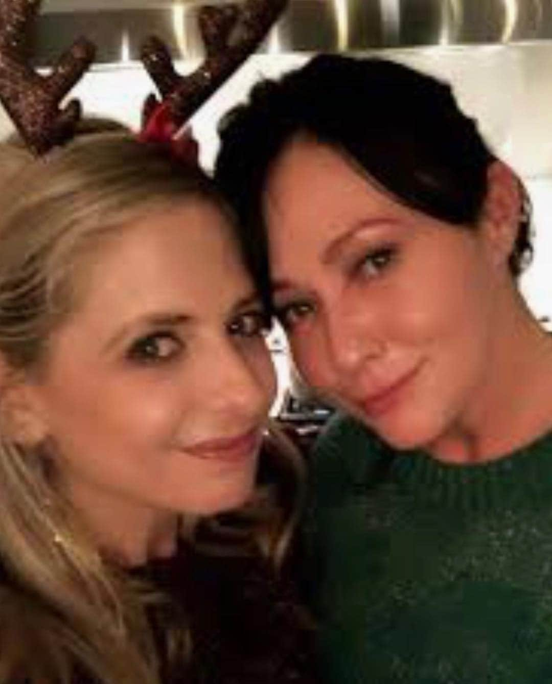 シャナン・ドハーティーさんのインスタグラム写真 - (シャナン・ドハーティーInstagram)「Happy birthday @sarahmgellar  I could write a book on here about how amazing you are but I’d rather tell you in person. I love you #rideordie #heartofgold #luckyme」4月15日 3時20分 - theshando