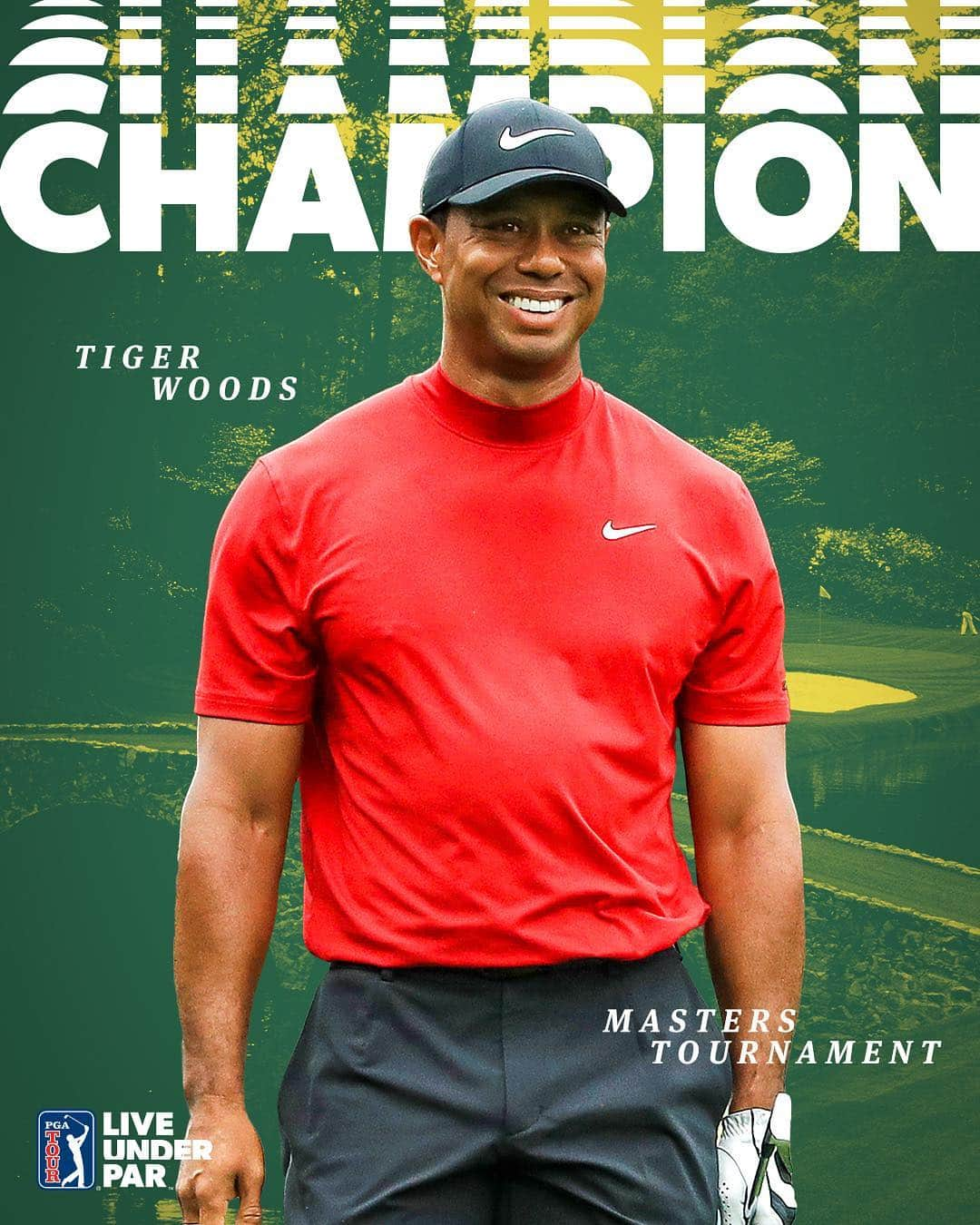 PGA TOURさんのインスタグラム写真 - (PGA TOURInstagram)「Your 2019 Masters Champion, @TigerWoods. 🏆」4月15日 3時27分 - pgatour